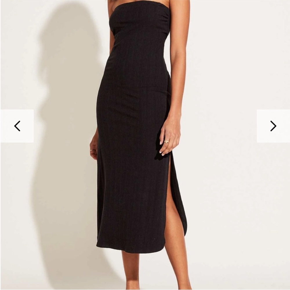 Vitamin A Black Strapless dress size small